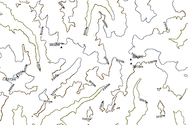 Mountain peaks around L'Evêque