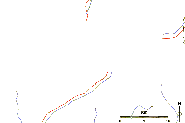 Roads and rivers around L'Evêque