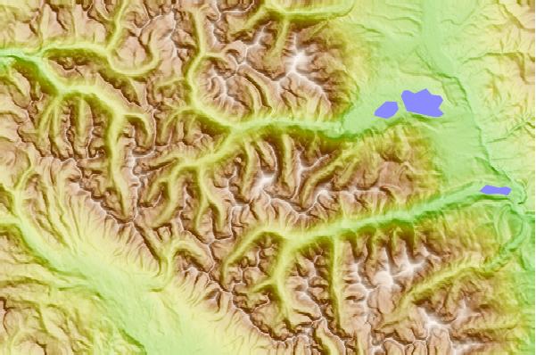 Surf breaks located close to La Plata Peak