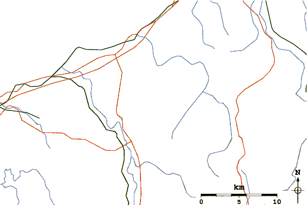 Roads and rivers around La Rhune