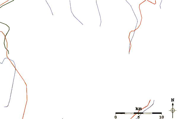 Roads and rivers around La Sâle