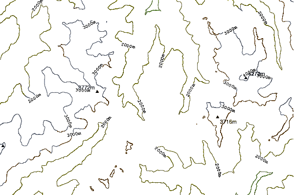 Mountain peaks around La Tsavre