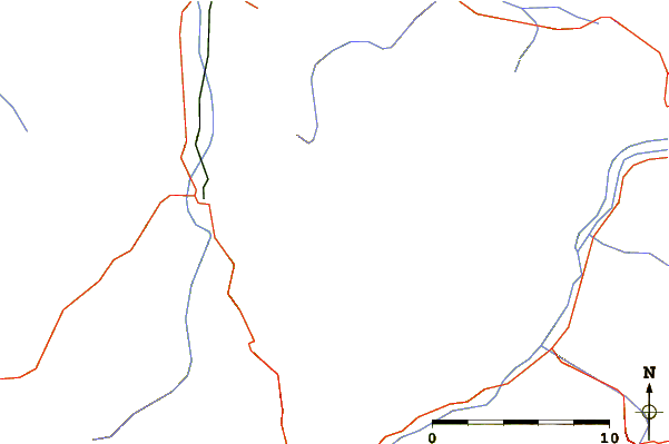 Roads and rivers around Lachenkopf