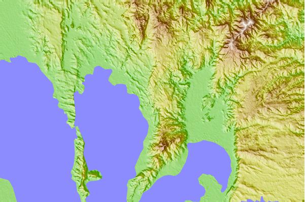 Surf breaks located close to Laguna Caldera