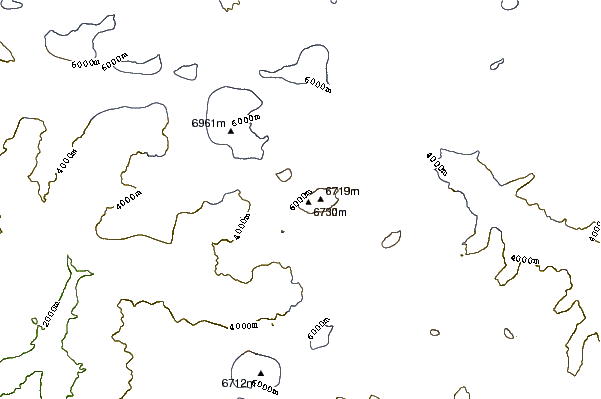 Mountain peaks around Laila Peak (Haramosh Valley)