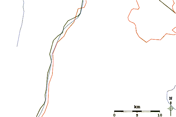 Roads and rivers around Lammenhorn