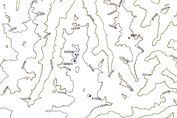 Mountain peaks around Längflue