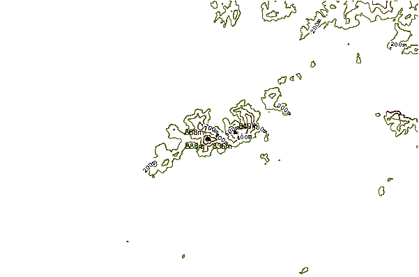 Mountain peaks around Lantau Peak (鳳凰山)