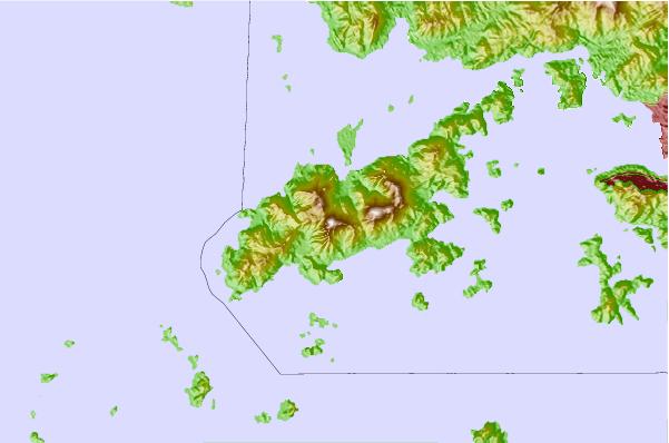 Surf breaks located close to Lantau Peak (鳳凰山)