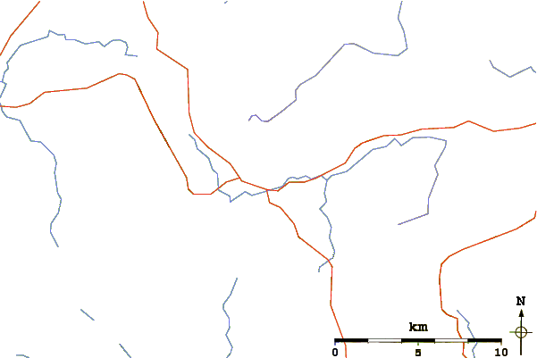 Roads and rivers around Latrigg