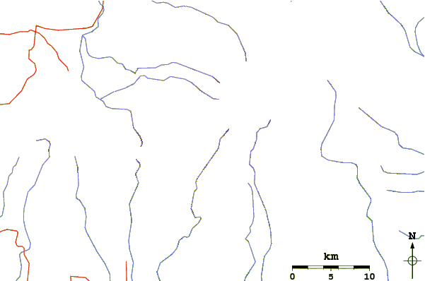 Roads and rivers around Latukan