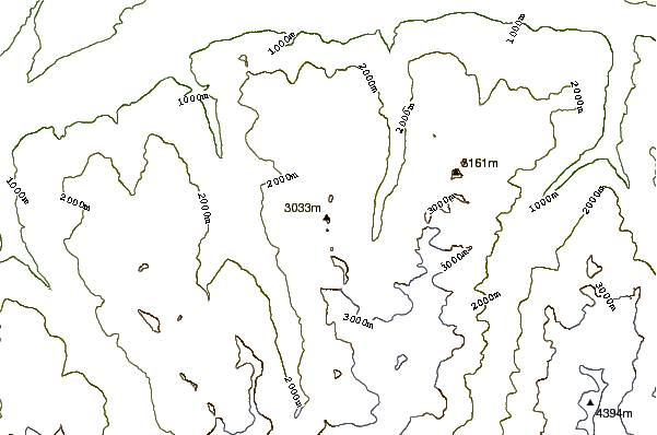 Mountain peaks around Le Boudri