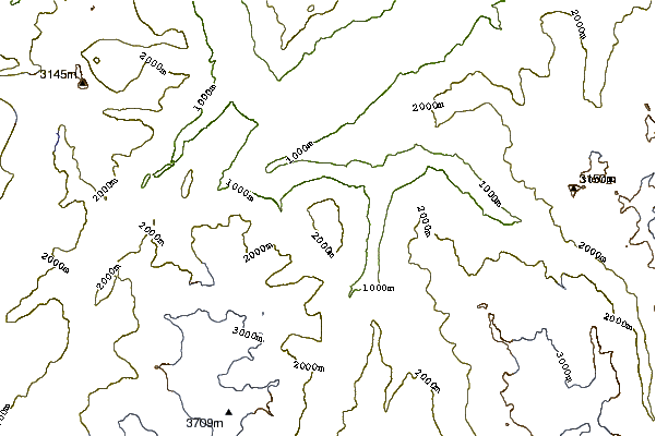 Mountain peaks around Le Catogne