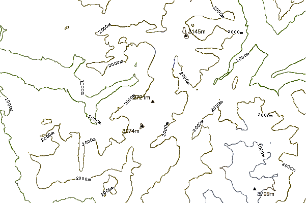 Mountain peaks around Le Cheval Blanc (mountain)