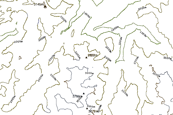 Mountain peaks around Le Génépi