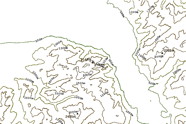 Mountain peaks around Le Grammont