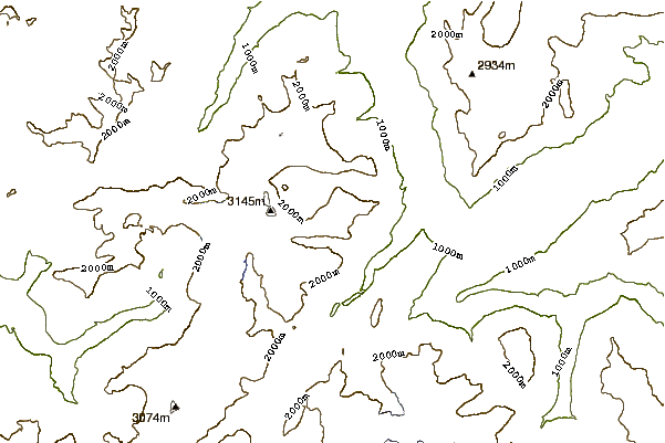 Mountain peaks around Le Luisin