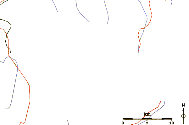 Roads and rivers around Le Pleureur