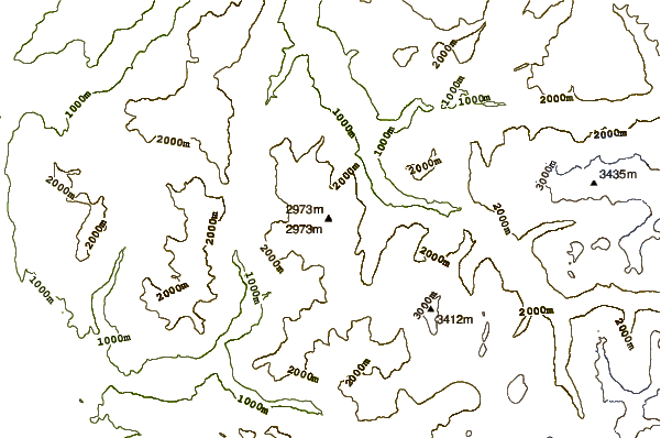 Mountain peaks around Le Rochail