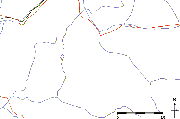 Roads and rivers around Le Rochail