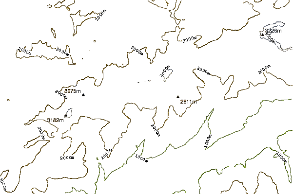 Mountain peaks around Le Sérac