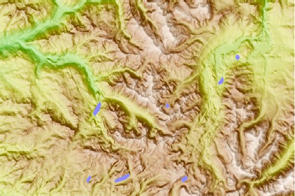 Surf breaks located close to Leavitt Peak