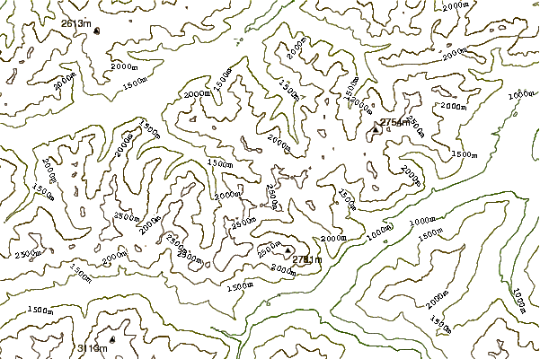 Mountain peaks around Leiterspitze