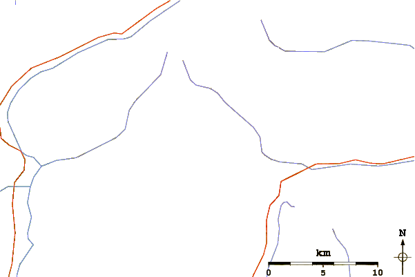 Roads and rivers around Lenkstein