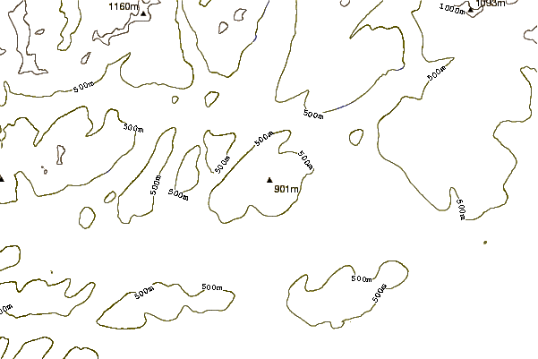 Mountain peaks around Leum Uilleim