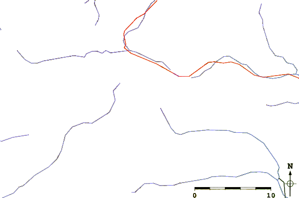 Roads and rivers around Levanna