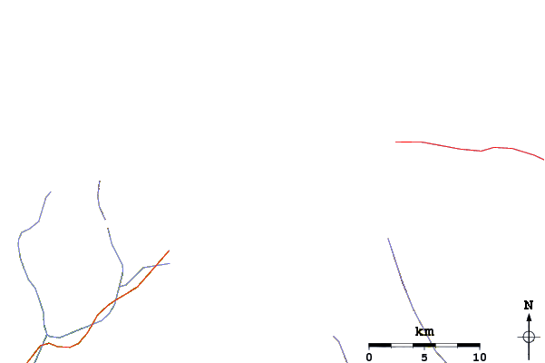 Roads and rivers around Lhotse Shar