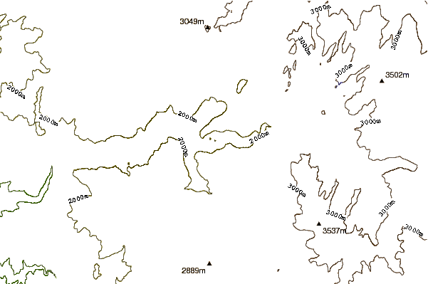 Mountain peaks around Liberty Cap (California)