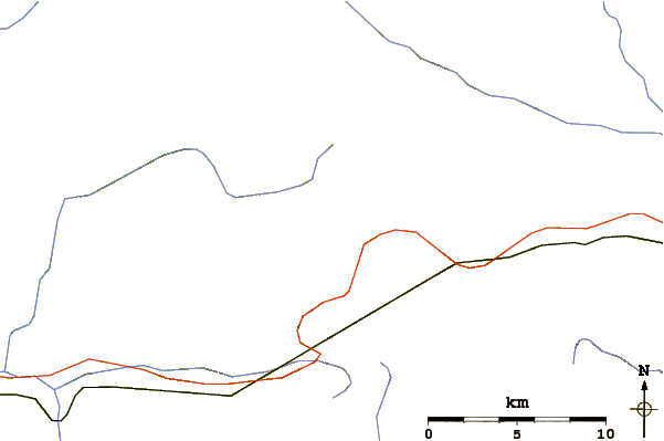 Roads and rivers around Lichtenberg