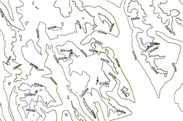 Mountain peaks around Lilliput Mountain