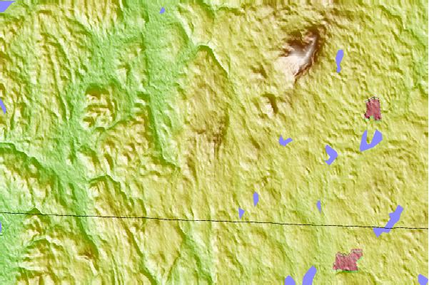 Surf breaks located close to Little Monadnock Mountain