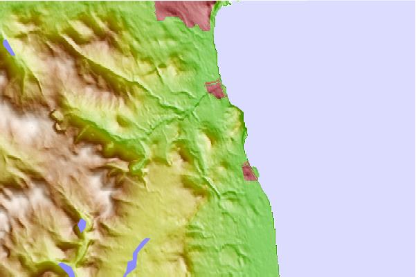 Surf breaks located close to Little Sugar Loaf