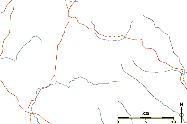 Roads and rivers around Lobawn