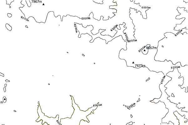 Mountain peaks around Lobuche East