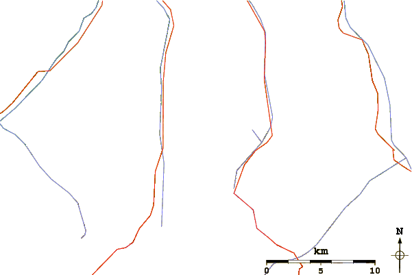 Roads and rivers around Löcherkogel