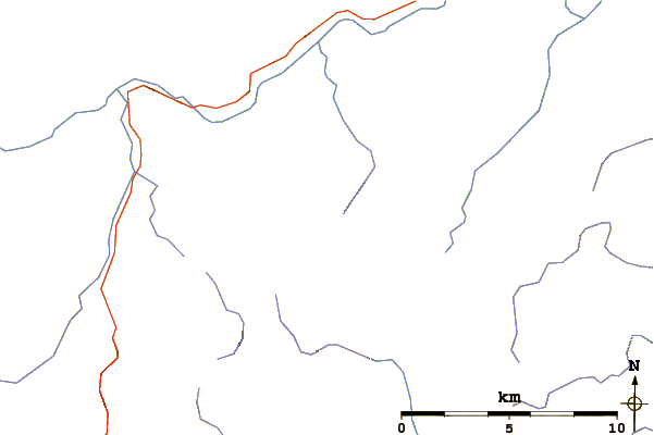 Roads and rivers around Lochnagar