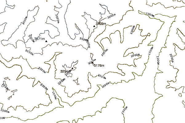 Mountain peaks around Lodner