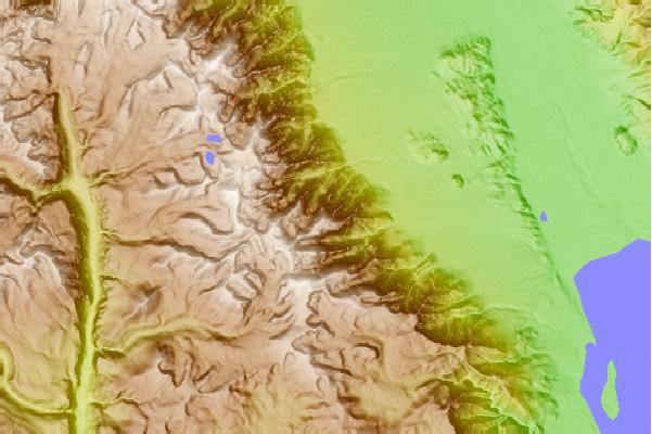 Surf breaks located close to Lone Pine Peak