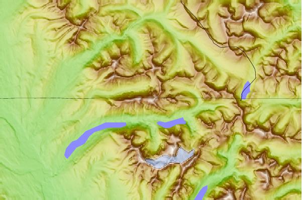 Surf breaks located close to Long Knife Peak