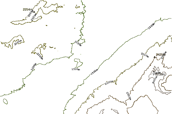 Mountain peaks around Loolmalasin