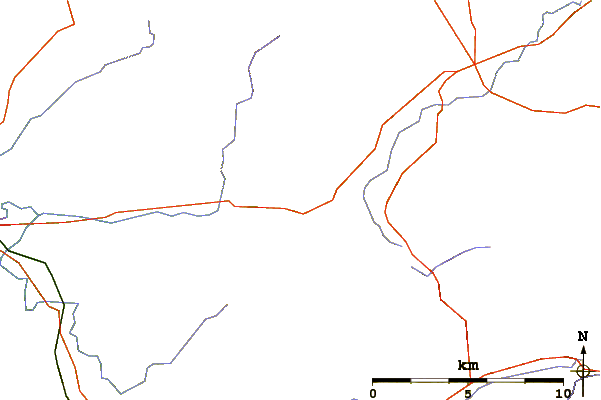 Roads and rivers around Loudoun Hill