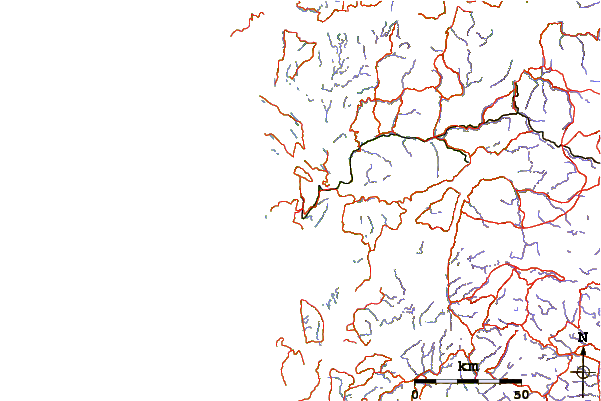 Roads and rivers around Løvstakken