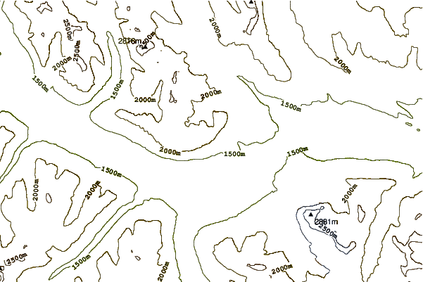 Mountain peaks around Lucerne Peak