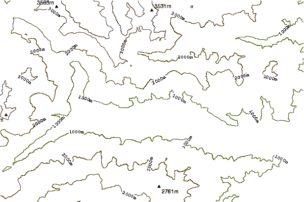 Mountain peaks around Ludwigshöhe