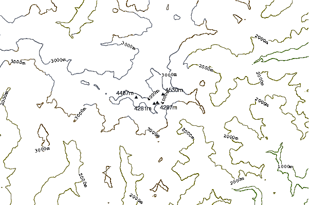 Mountain peaks around Ludwigshöhe (Monte Rosa)