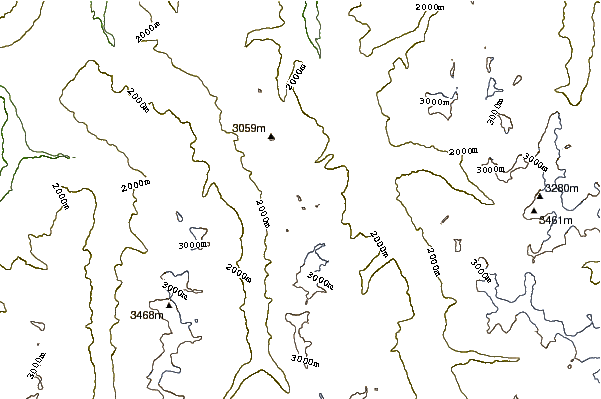 Mountain peaks around Luibiskogel